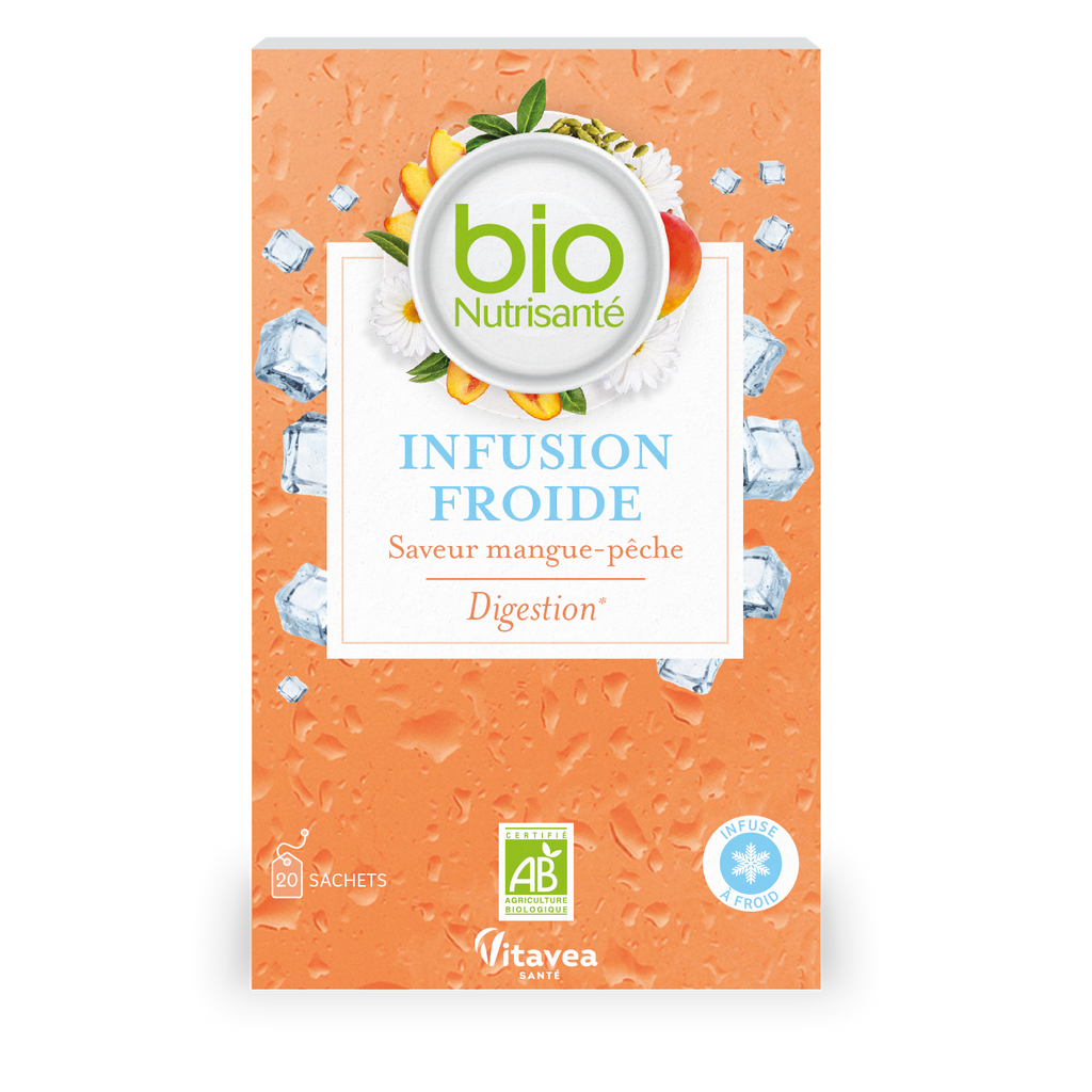 BioNutrisanté Infusion froide saveur mangue pêche BIO