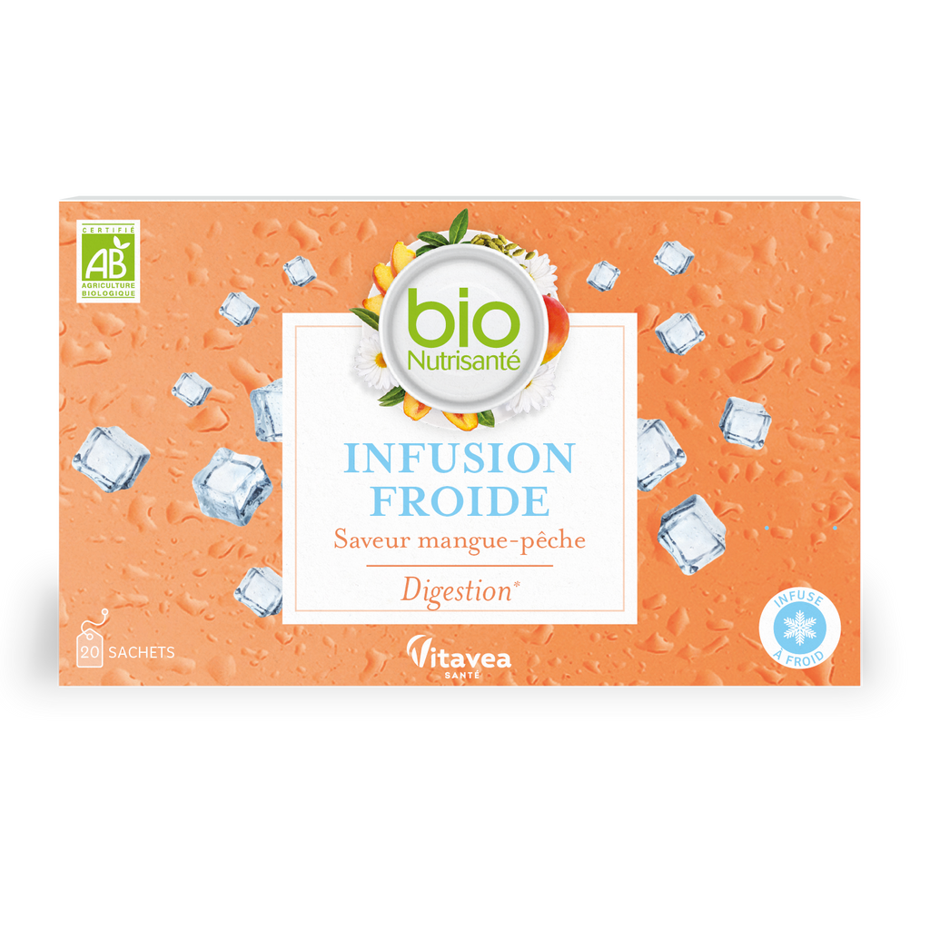 BioNutrisanté Infusion froide saveur mangue pêche BIO