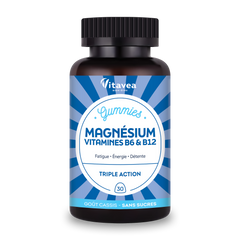 Vitavea Bien-être Gummies Magnésium Vitamines B6 et B12