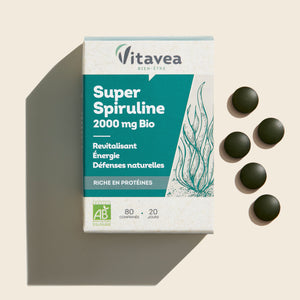 Vitavea Bien-être Super Spiruline BIO 2000mg