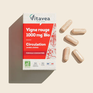 Vitavea Bien-être Vigne rouge 1000mg BIO